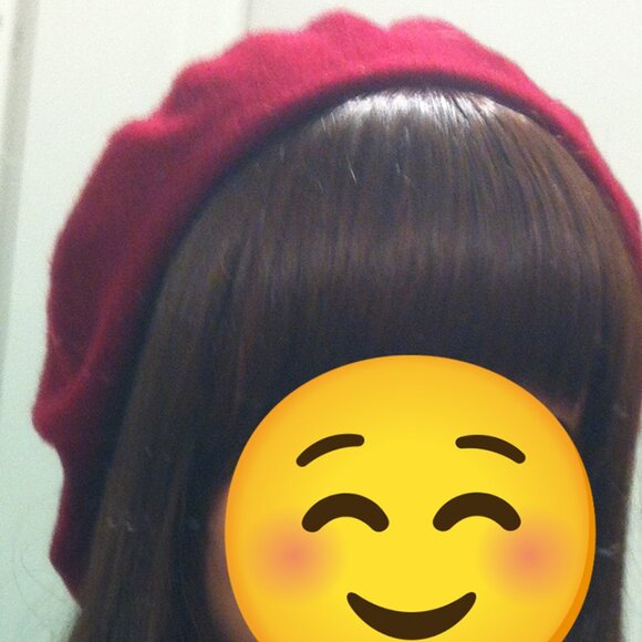 American Apparel Burgundy Cashmere Beanie - Picture 1 of 3